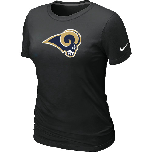 Nike Los Angeles Rams Women's Legend Logo Dri-FIT NFL T-Shirt - Black